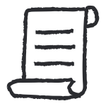 Ikona symbolizujúca právo a legislatívu - aplikácia Bezúčtovníka sa drží aktuálnej legislatívy, vy sa nemusíte sústrediť na nič - aplikácia to má pod kontrolou za vás.