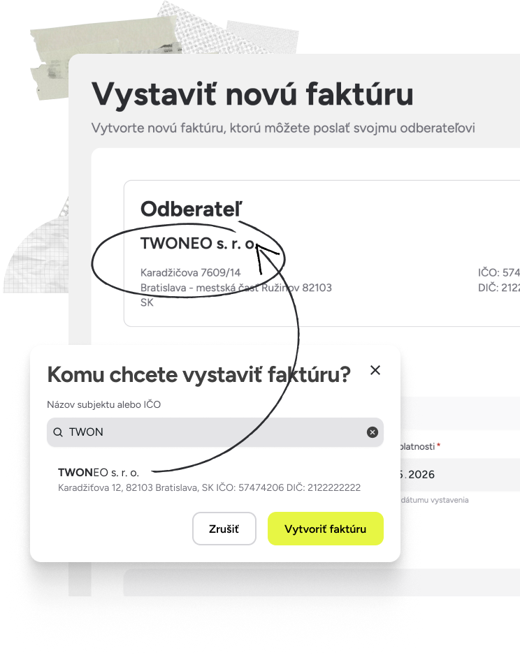Náhľad do rozhrania aplikácie Bezúčotvníka - systém, ktorý vám nedovolí urobiť chybu.